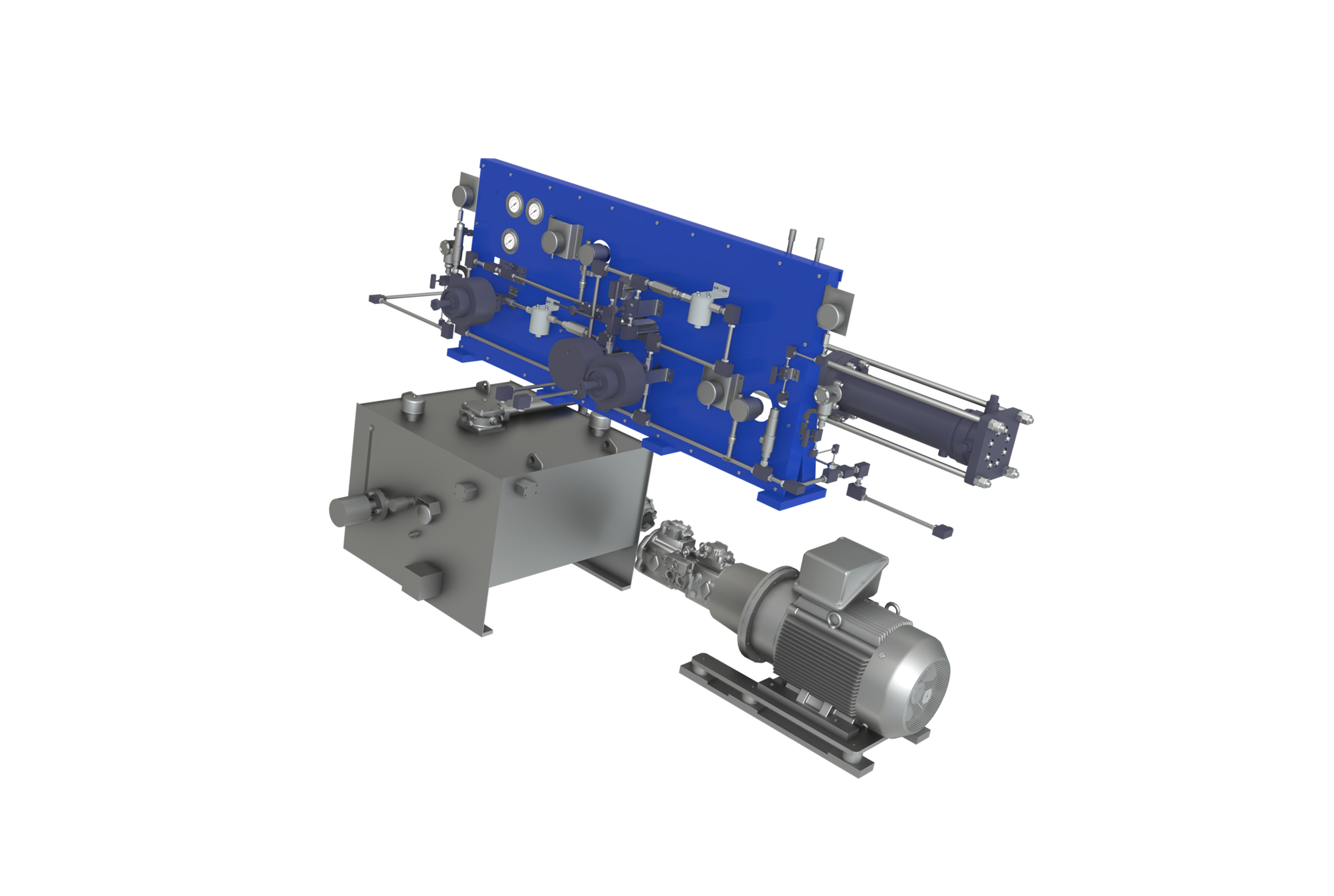 Training reference, full unit on the platform