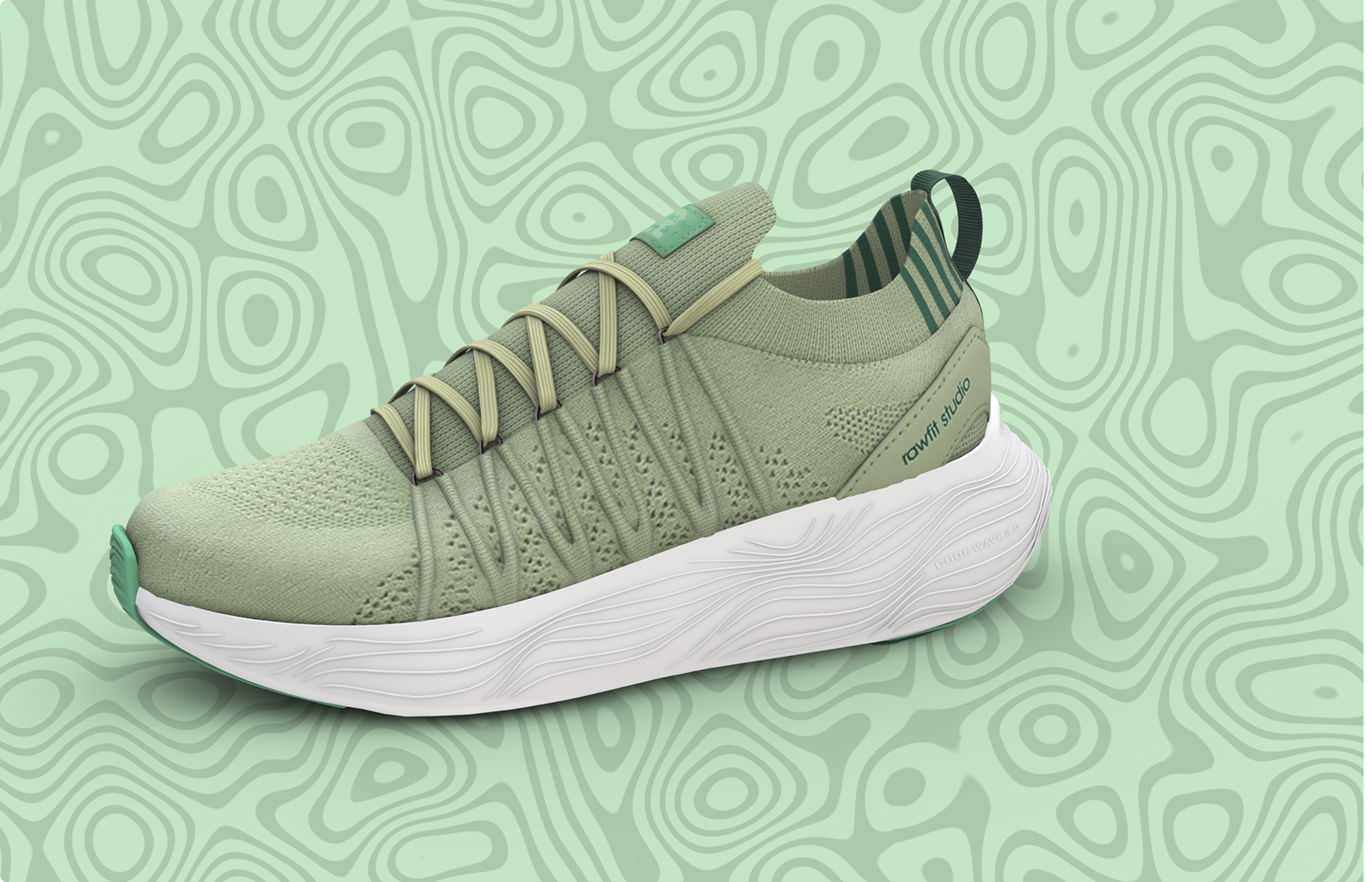 Sage colorway in the configurator scene