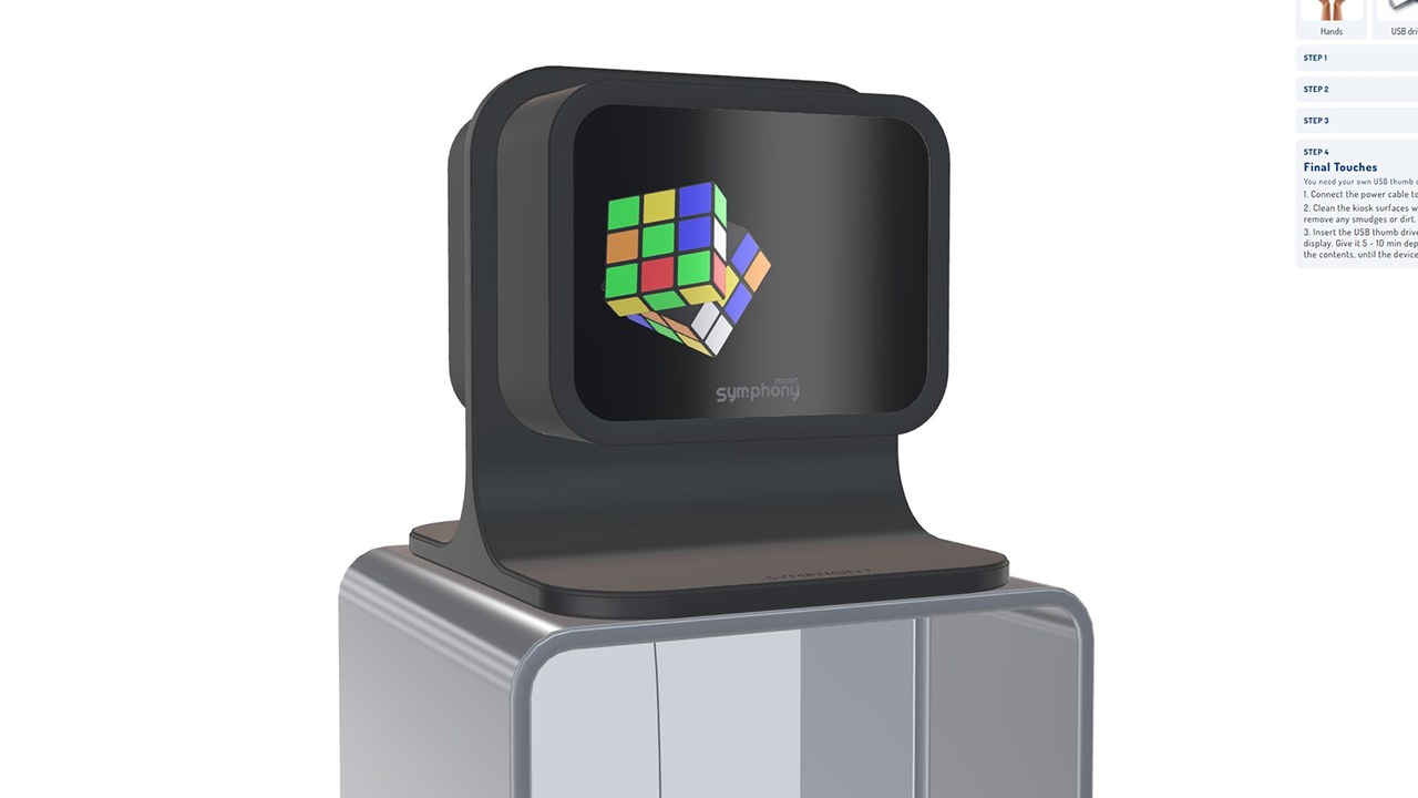 Symphony Imaging · On-Stand 3D Assembly Display